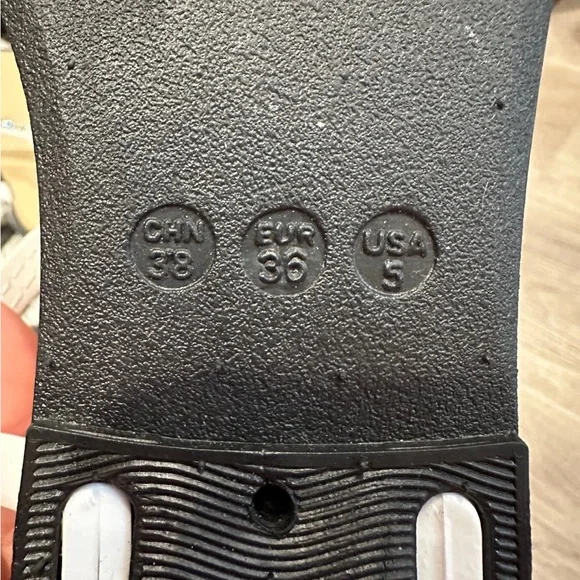 White T-Strap Sandals with Crystal Embellishments - Picture 3 of 4